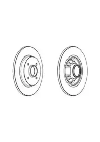 562611J JURID Тормозной диск