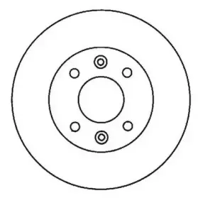 561334JC JURID Тормозной диск