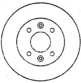 561345J JURID Тормозной диск