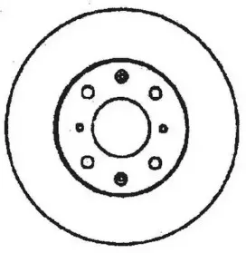 561383JC JURID Тормозной диск
