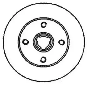 561460JC JURID Тормозной диск