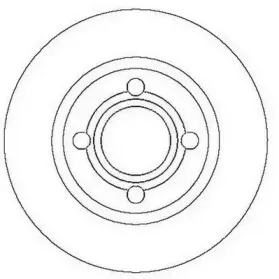561689JC JURID Тормозной диск