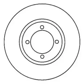 562038JC JURID Тормозной диск