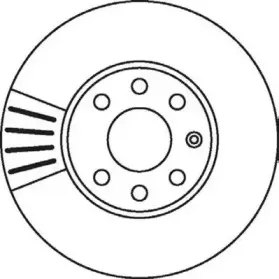 562069JC JURID Тормозной диск
