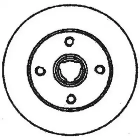 561620JC JURID Тормозной диск