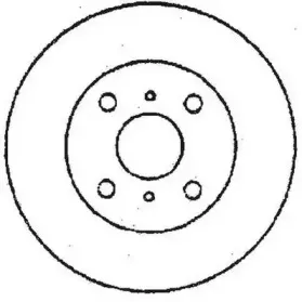 561672JC JURID Тормозной диск