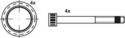 2913609560 JURID Комплект тормозных колодок, дисковый тормоз