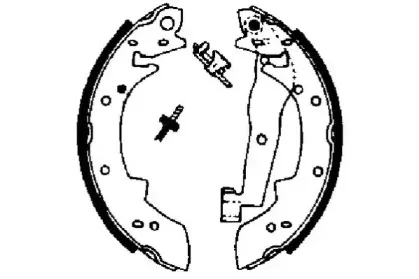 361181J JURID Комплект тормозных колодок