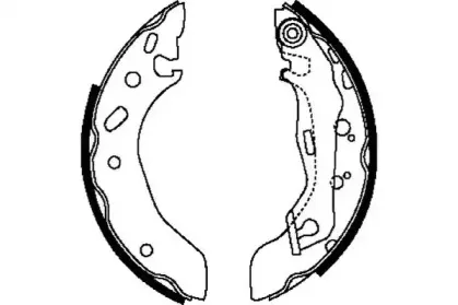 362386J JURID Комплект тормозных колодок