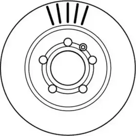 562133JC JURID Тормозной диск