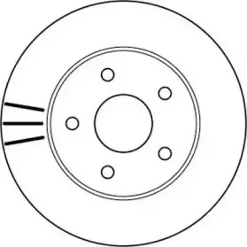 562147JC JURID Тормозной диск