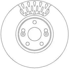 562150JC JURID Тормозной диск