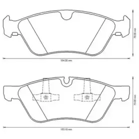 573175J JURID Комплект тормозных колодок, дисковый тормоз