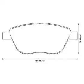 573205J JURID Комплект тормозных колодок, дисковый тормоз