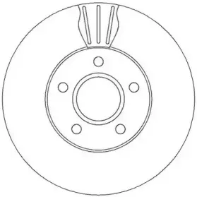 562364JC JURID Тормозной диск