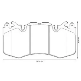 573343J JURID Комплект тормозных колодок, дисковый тормоз