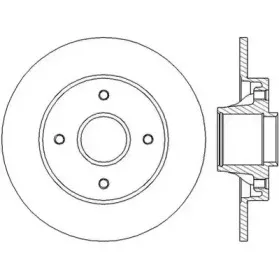 562450JC JURID Тормозной диск