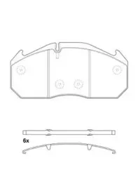 2903009560 JURID Комплект тормозных колодок, дисковый тормоз