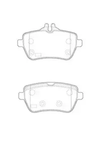 573451J JURID Комплект тормозных колодок, дисковый тормоз