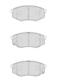 573454J JURID Комплект тормозных колодок, дисковый тормоз