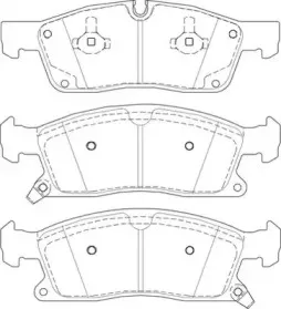 573459J JURID Комплект тормозных колодок, дисковый тормоз