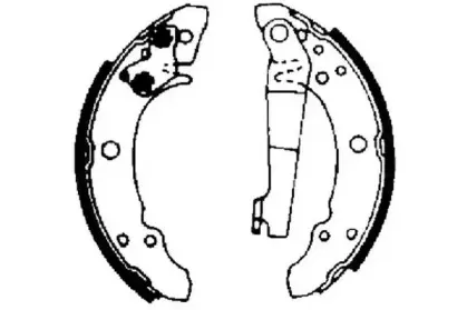 361216J JURID Комплект тормозных колодок