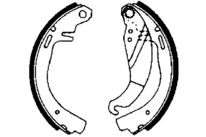 361237J JURID Комплект тормозных колодок