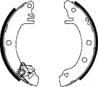 361310J JURID Комплект тормозных колодок