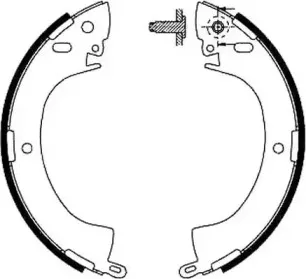 361374J JURID Комплект тормозных колодок
