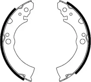 361402J JURID Комплект тормозных колодок