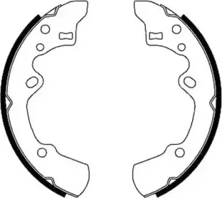 361436J JURID Комплект тормозных колодок