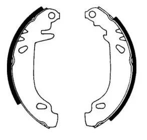 361450J JURID Комплект тормозных колодок