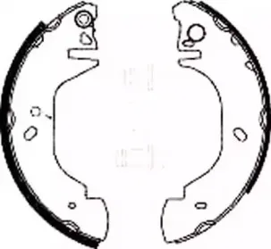 361560J JURID Комплект тормозных колодок