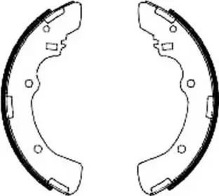 362011J JURID Комплект тормозных колодок