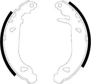 362309J JURID Комплект тормозных колодок