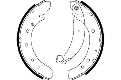 362338J JURID Комплект тормозных колодок