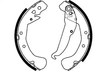 362389J JURID Комплект тормозных колодок