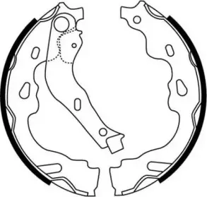 362428J JURID Комплект тормозных колодок