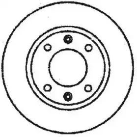 561684J JURID Тормозной диск