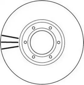 562105JC JURID Тормозной диск