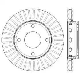 562575JC JURID Тормозной диск