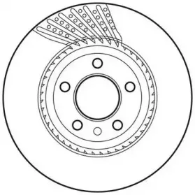 562616JC JURID Тормозной диск