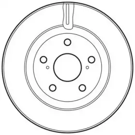 562621JC JURID Тормозной диск