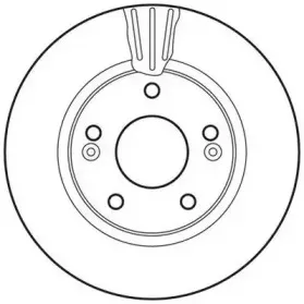562789JC JURID Тормозной диск