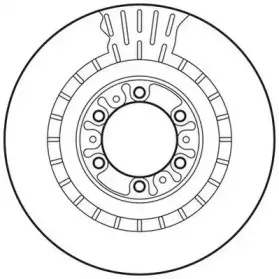 562798JC JURID Тормозной диск