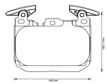 573355JC JURID Комплект тормозных колодок, дисковый тормоз