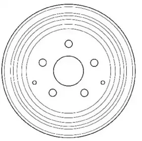 329131J JURID Тормозной барабан