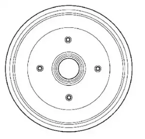 329183J JURID Тормозной барабан