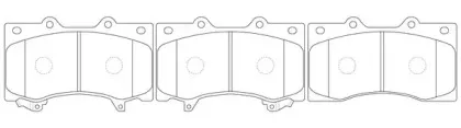 FP0030 FIT Комплект тормозных колодок, дисковый тормоз