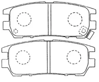 FP0567 FIT Комплект тормозных колодок, дисковый тормоз
